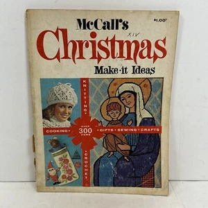 McCall's Christmas Make It Ideas 1971 Stricken Häkeln Kochen Geschenke Magazin - Bild 1 von 11