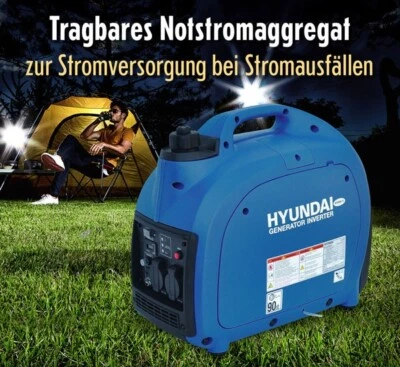Hyundai Inverter-Stromgenerator HY2000Si D Max. Leistung 2.0 kW - Bild 1 von 4