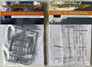LOT OF 2 MINI WING 1/144 KITS, CESSNA L-19 CHILEAN AF & NA T-28 MEXICANA AF - Picture 1 of 2