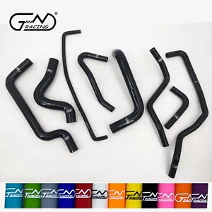 Kit de mangueras refrigerante radiador silicona negro Fit Fiat Coupé 2.0 Turbo 20V 1998-2001 - Imagen 1 de 10