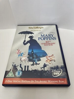 Mary Poppins DVD, 2005, 2-Disc 40th anniversary  Special Edition dvds - Image 1 of 4