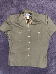 Pendleton Jacket Womens Size 12 Green Blazer Button Up Ladies Shirt - Picture 1 of 6