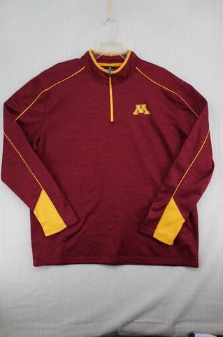 Minnesota Golden Gophers Jacket Adult Mens 3XL XXXL Full Zip Colosseum Football Cover