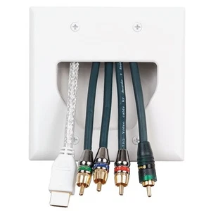 HDMI, DVI, S, Scart, Component Video, VGA, USB, RCA Piastra da parete - Foto 1 di 1