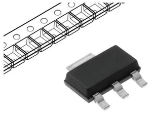 LM1117IMP-5.0/NOPB IC: Spannungsstabilisator LDO,nicht geregelt 5V 0,8A SOT22 - Bild 1 von 1