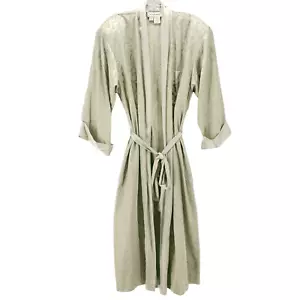 Vintage Natori Tie Front Kimono Robe Size M - Picture 1 of 12