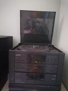 Stereoanlage SABA mit Kasettenfach und 2 Boxen - Bild 1 von 6