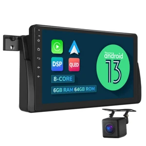 CAM+Eonon 9" Android 13 8Core 6+64 Car Stereo Radio CarPlay GPS WiFi For BMW E46 - Picture 1 of 24