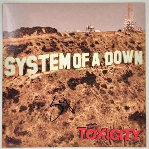 Serj Tankian signed System of a Down Toxicity Vinyl Album Cover Autogramm ~ BAS - Bild 1 von 6