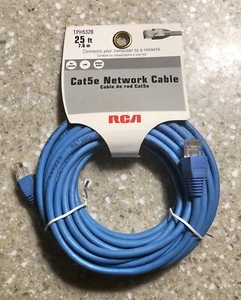 RCA 25-Ft Cat5e Ethernet Network Cable TPH532B - Photo 1/4