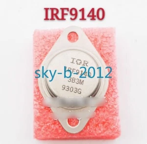 1 PCS NEW IN BOX IRF9140 gold sealed transistor TO-3 field tube P channel - Picture 1 of 4