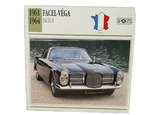 1961-1964 Facel Vega II ATLAS EDITION Classic Car Info Spec Card