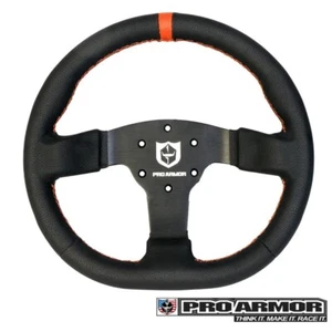 For Polaris RZR Can-Am Yamaha Universal Steering Wheel Black Red Center 12.75 - Picture 1 of 1