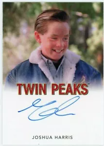 TWIN PEAKS AUTOGRAMM JOSHUA HARRIS ALS NICKY NEEDLEMAN 2019 RITTENHOUSE ARCHIV - Bild 1 von 2