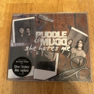 Puddle Of Mudd She Hates Me EU Import 3 Track + 1 Video Enhanced CD 2002 Geffen  Foto 1 de 4