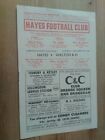 Hayes V Walton And Hersham  Athenian League 12 12 1964
