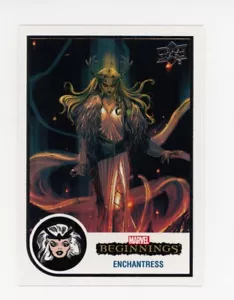 2022 Oberdeck Marvel Anfänge #22 Zauberin Sammelkarte WEISSER RAND - Bild 1 von 1