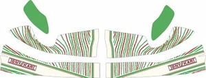 2015 TONYKART RACER 401 STYLE NOSE CONE STICKER KIT TO FIT M4 BODYWORK - KARTING - Picture 1 of 3