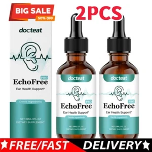 (2 Pack) Echo Free Pro Drops – EchoFree Drops for Healthy Ear Support - Picture 1 of 17
