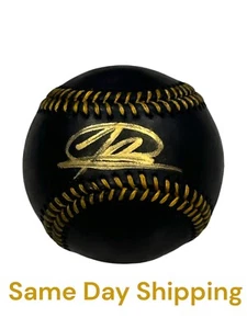 JASSON DOMINGUEZ YANKEES SIGNED AUTOGRAPHED OML BLACK BASEBALL FANATICS MLB COA - Picture 1 of 6