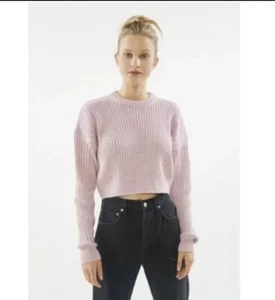 Urban Outfitters Big Sur Cropped Pullover Sweater Pullover Women's Small - Picture 1 of 8