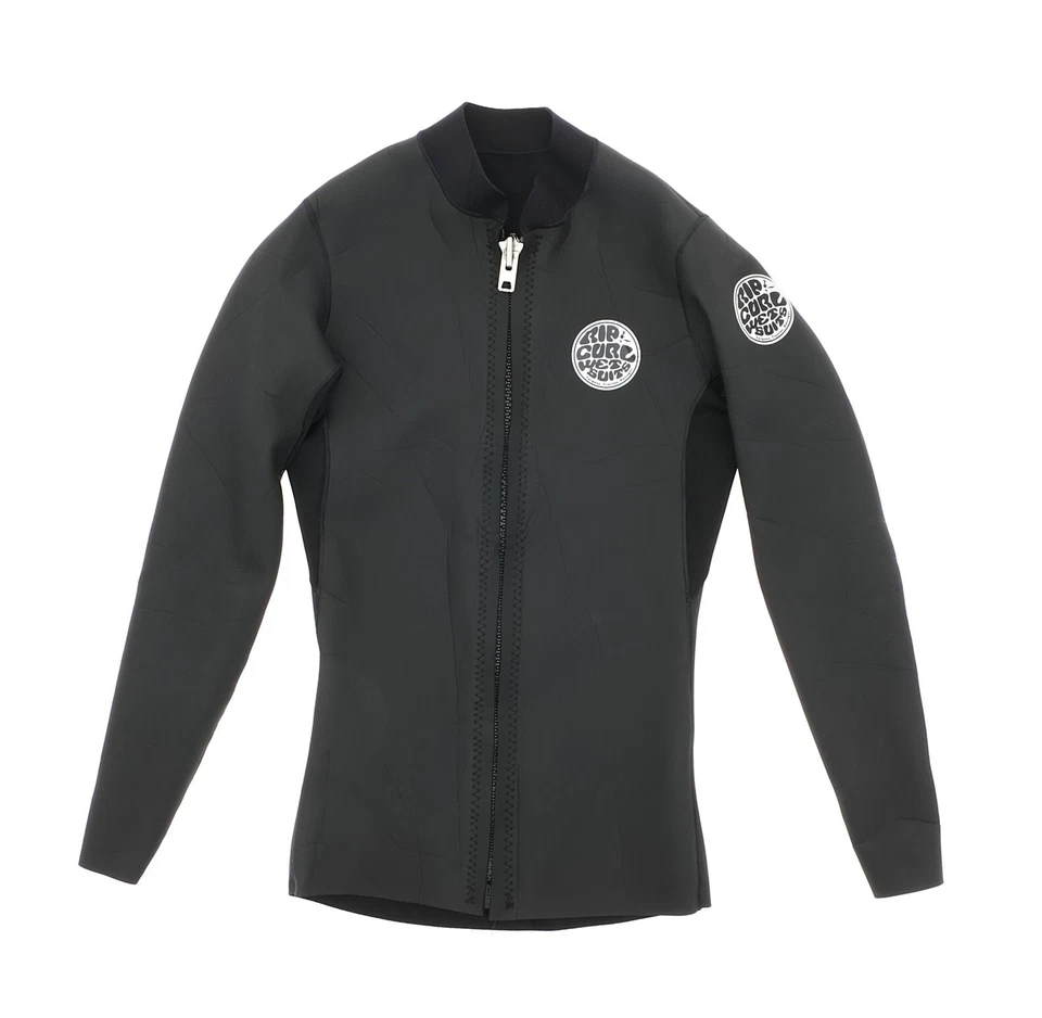 Rip Curl L96419 Mens Black Dawn Patrol 1.5mm Long Sleeve Front Zip Jacket Size S - Image 1 of 3