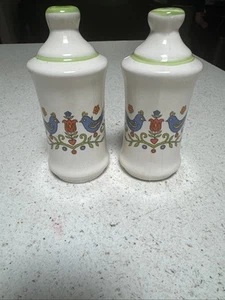 Corningware lo scuotitore sale e pepe design uccellino blu "Country Festiva - Foto 1 di 8