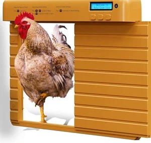 HOPOCO Automatic Chicken Coop Door Light Sensor Auto Opener Programmable - Picture 1 of 9