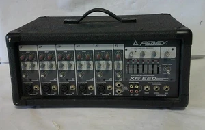 Peavey XR560 Black 150 Watts Master Equalization Powered Mixer (B0896) - Picture 1 of 7