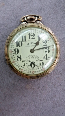 VINTAGE ILLINOIS BUNN SPECIAL POCKET WATCH MODEL 173, G FILLED, 23J, SIXTY HOUR - Image 1 of 4