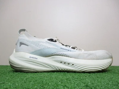 Tenis Brooks Glycerin 22 para hombre talla 10 mediana D blanco brillante invierno cielo negro Foto 1 de 4