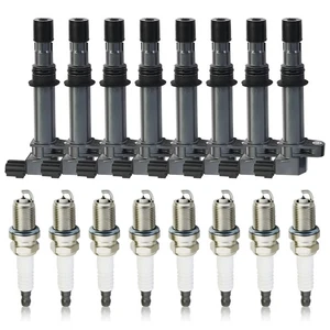 Paquete de 8 bobinas de encendido y 8 bujías para Dodge Jeep 4,7 L V8 V6 UF270 UF297 - Imagen 1 de 9