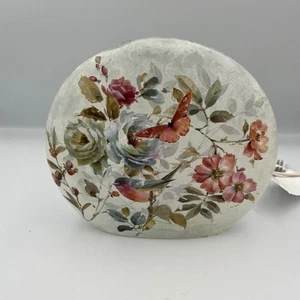 Decorative Lighted Globe Floral Bird Butterfly Accent Lamp Tabletop Decor - Picture 1 of 15