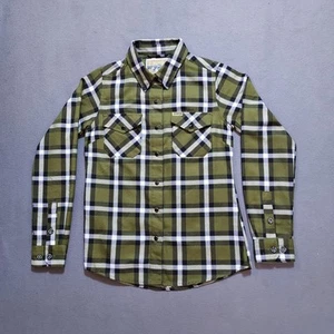 Dixxon Flanellhemd Youth Small 556 Edition grün kariert Druckknopf Pattentaschen - Bild 1 von 18