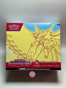 Paradox Rift Pokemon Center Exclusive ETB Sealed Roaring Moon Elite Trainer Box - Picture 1 of 6