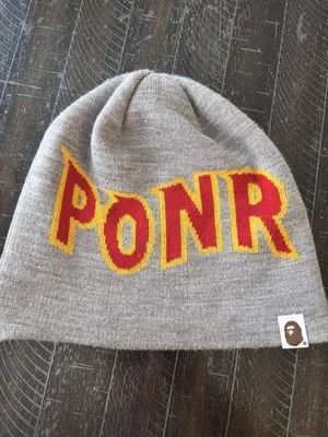 Sombrero tejido A Bathing Ape 2nd Shark color gris Foto 1 de 4