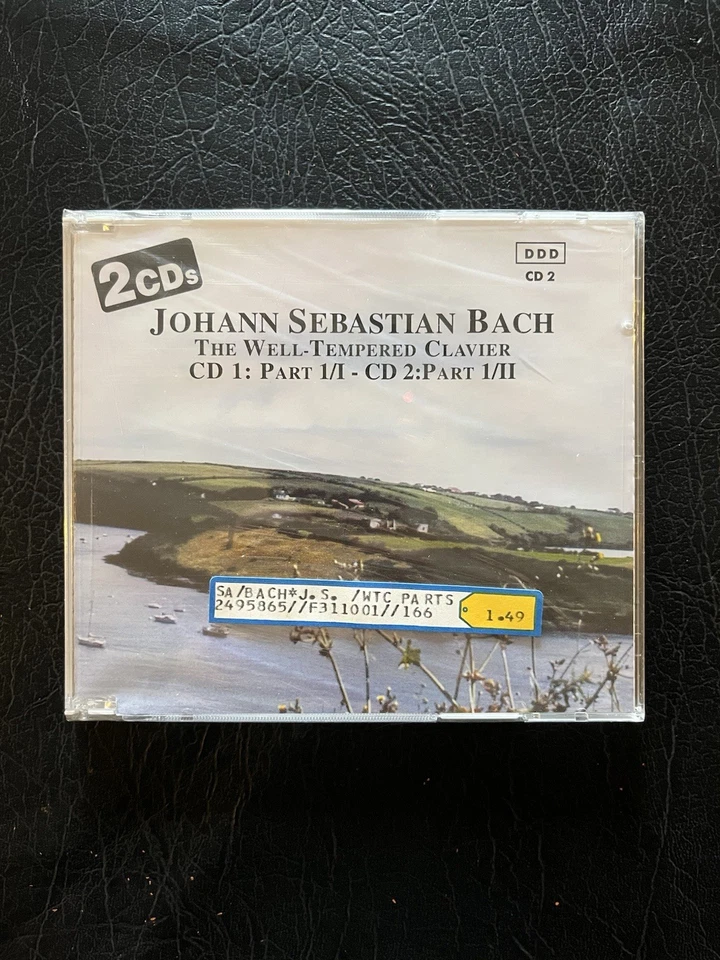 Johann Sebastian Bach The Well Tempered Clavier Part 1 I II CD 1989 Pilz