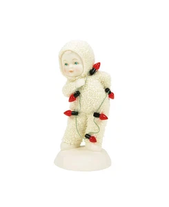 Macy's Department 56 Snowbabies Wrapped in Christmas Spirit Figur - Bild 1 von 7