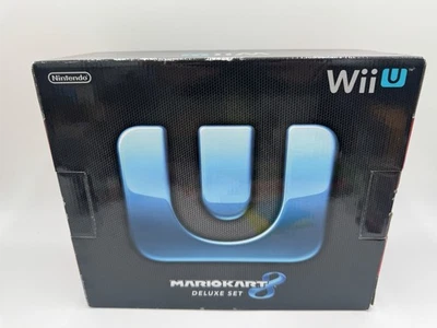 Nintendo Wii U Mario Kart 8 Deluxe Set Sistema 32GB - Negro (NUEVO EN CAJA) Foto 1 de 4