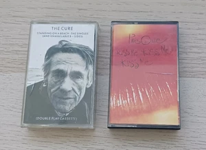 The Cure - 2 x Original Cassette Tape Albums - Standing On Beach Kiss Me Kiss Me - Picture 1 of 3