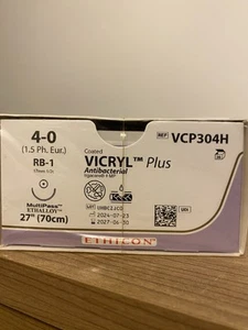 Vicryl plus 4-0, RB-1 Nadel, 70cm, OVP. - Bild 1 von 1