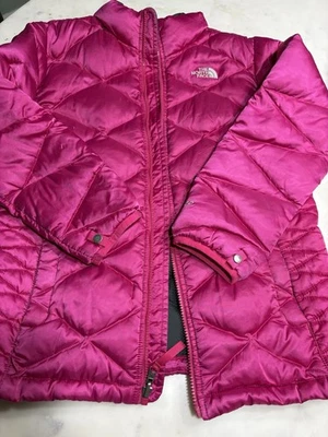 The North Face Girls Jacket Pink Aconcagua 550 Fill Power Down Puffer Size XL - Image 1 of 4