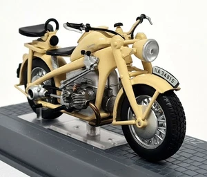 Ixo 1/24 Scale appx 8cms Zundapp KS 750 1941 + Plinth Model Motorbike - Picture 1 of 7