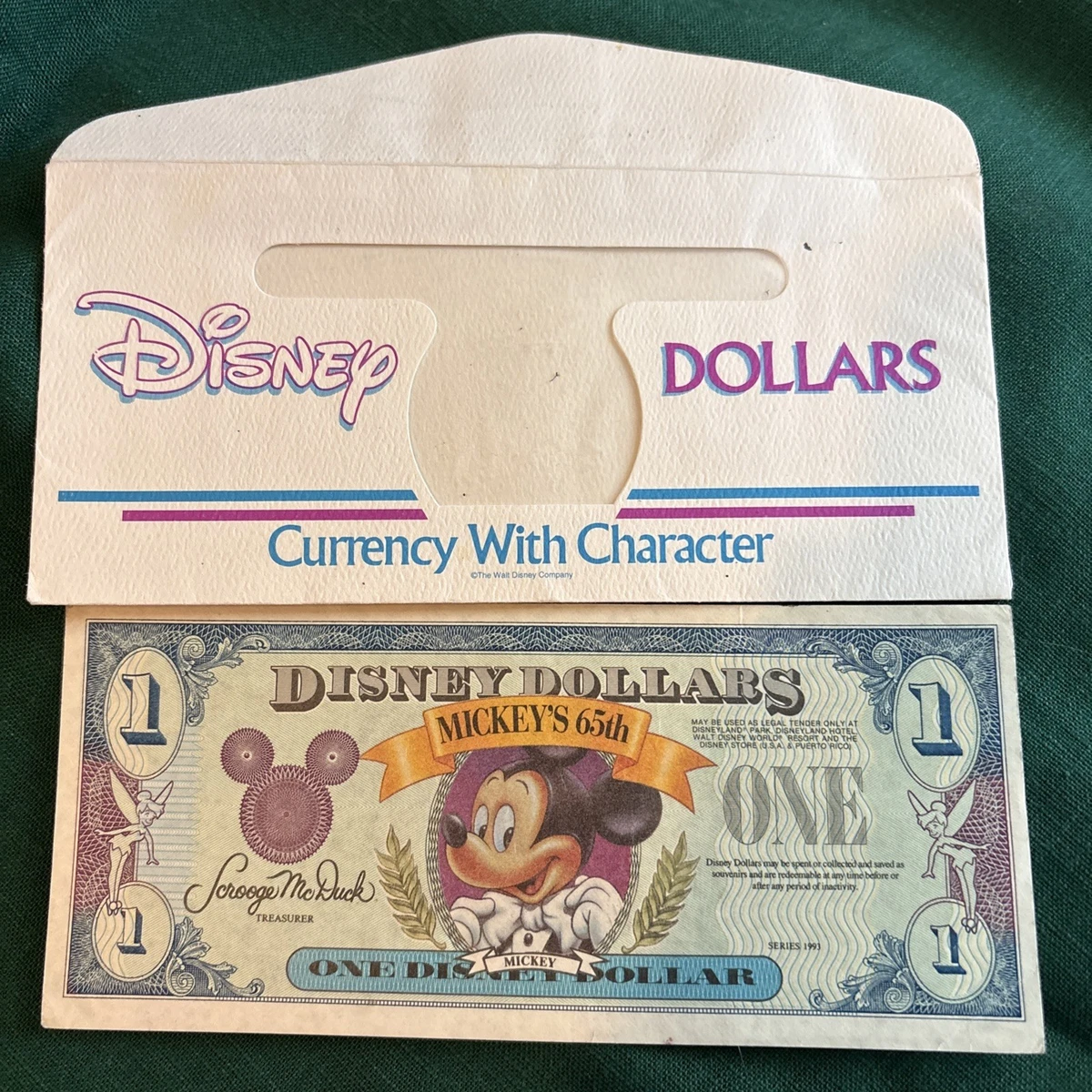 1993 Disney Dollar for sale | eBay