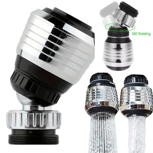 360° Rotate Kitchen Tap Water Faucet Aerator Swivel End Diffuser Adapter Filter. - Picture 1 of 10