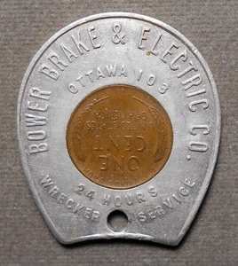 Ottawa, IL: Bower Brake & Electric Co., 24 Hours Wrecker Service, Ottawa 103. En - Picture 1 of 2