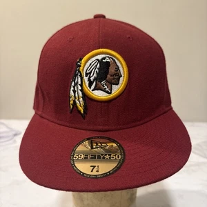 Vintage NFL Washington Redskins Fitted 7 1/4 Mütze 80er New Era 59 Fifty - Bild 1 von 12