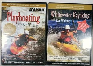 Whitewater Kayaking Double Feature + Playboating 40 Moves With Ken Whiting Books - Picture 1 of 11