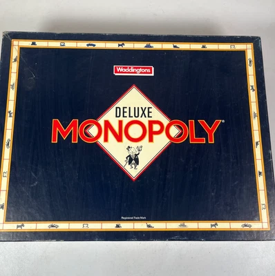 Vintage Monopoly Deluxe Board Game from Waddington's - 1990 - Image 1 of 4