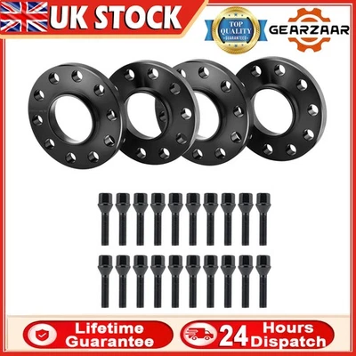 2x 12mm + 2x 15mm Wheel Spacers & Bolts Fits BMW F20 F21 F22 F23 F30 F31 F34 - Image 1 of 4